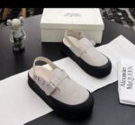 Alexander McQueen Leather Half Shoe – Luxury Men’s Footwear