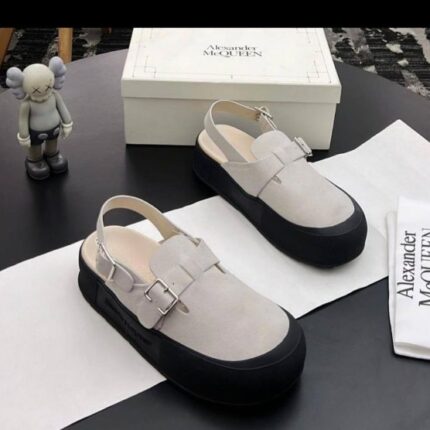Alexander McQueen Leather Half Shoe – Luxury Men’s Footwear
