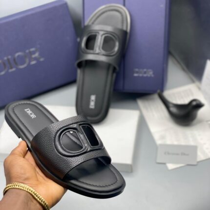 Dior Dway Slides – Dark Blue | JinsoLegacy