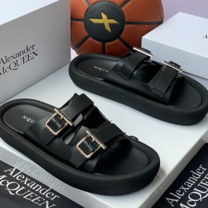 Alexander McQueen Two-Strap Sandals | JinsoLegacy