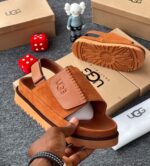 UGG Black Chunky-Sole Sandals | JinsoLegacy