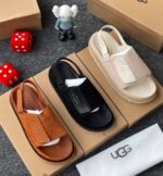 UGG Black Chunky-Sole Sandals | JinsoLegacy