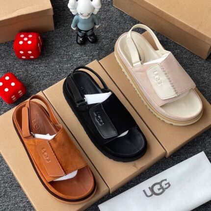 UGG Black Chunky-Sole Sandals | JinsoLegacy