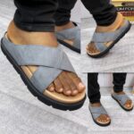 Men's Tan Woven Platform Sandals | JinsoLegacy - Free Delivery in Nigeria