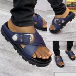 Men's Tan Leather Buckle Sandals | JinsoLegacy - Free Nationwide Delivery in Nigeria