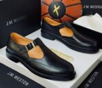 Classic J.M. Weston Leather Monk Shoes | JinsoLegacy