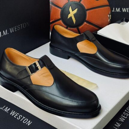 Classic J.M. Weston Leather Monk Shoes | JinsoLegacy