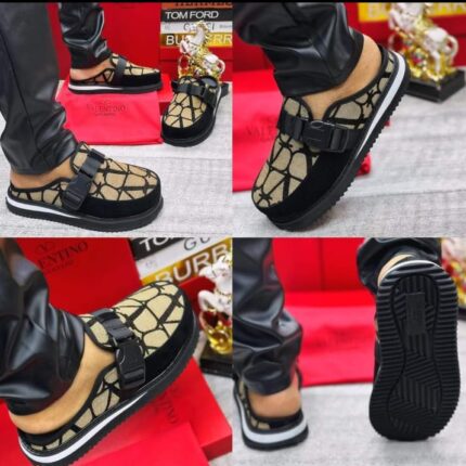 Valentino Garavani Patterned Loafer Mules | JinsoLegacy