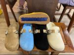 Burberry Check-Strap Suede Loafer Mules | JinsoLegacy
