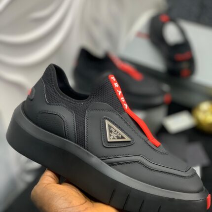 Prada Chunky-Sole Mesh Sneakers | JinsoLegacy