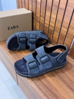 Zara Suede Double-Strap Sandals | JinsoLegacy
