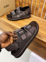 Zara Suede Double-Strap Sandals | JinsoLegacy