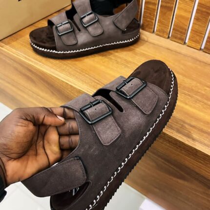 Zara Suede Double-Strap Sandals | JinsoLegacy