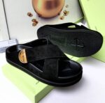 JinsoLegacy | Authentic Off-White Suede Slides