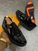 JinsoLegacy | Luxury Black Patent Dior Sneakers