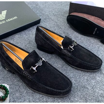 Giorgio Armani Style Brown Suede Loafers | JinsoLegacy - Free Nationwide Delivery