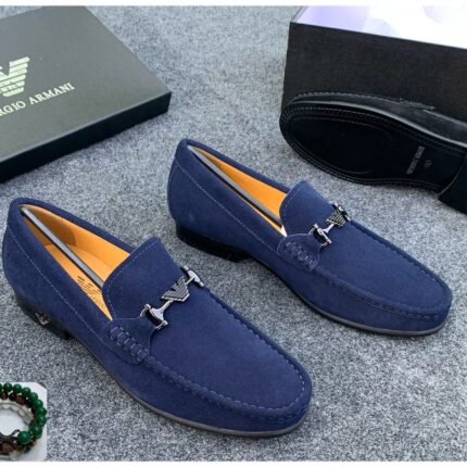 Giorgio Armani Style Brown Suede Loafers | JinsoLegacy - Free Nationwide Delivery