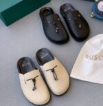 Buscemi Style Leather Mules