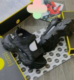 Buffalo Style Chunky Platform Sandals (Black/Olive) | JinsoLegacy