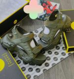 Buffalo Style Chunky Platform Sandals (Black/Olive) | JinsoLegacy