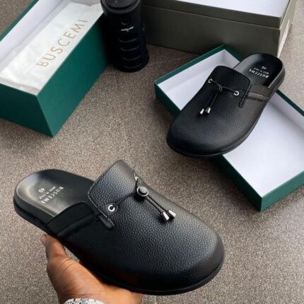 Buscemi Style Leather Mules
