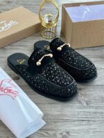 Louboutin Style Black Caged Platform Sandals | JinsoLegacy