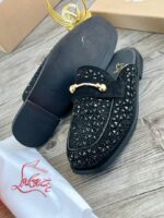 Louboutin Style Black Caged Platform Sandals | JinsoLegacy