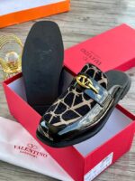 Valentino Style V-Logo Mule Loafers | JinsoLegacy