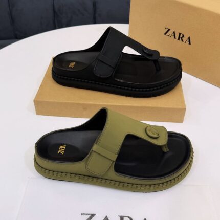 Zara Men's Casual Palm Slippers/Slides
