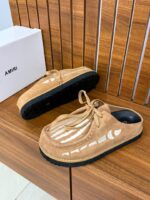 AMIRI Skeleton-Detail Suede Mules