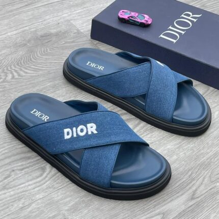 Dior Alias Sandals in Navy Blue