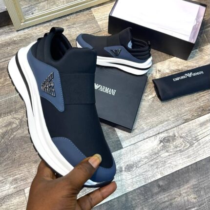 Emporio Armani Luxury Slip-On Sneakers: Effortless Italian Style