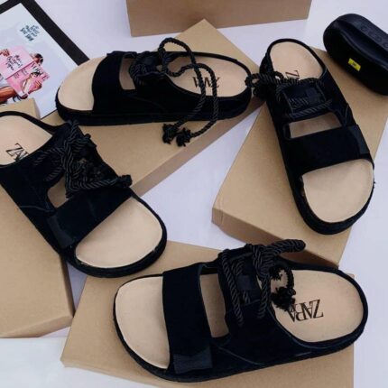 Zara Rope Strap Flat Sandals – JinsoLegacy | Free Nationwide Delivery & Payment on Delivery
