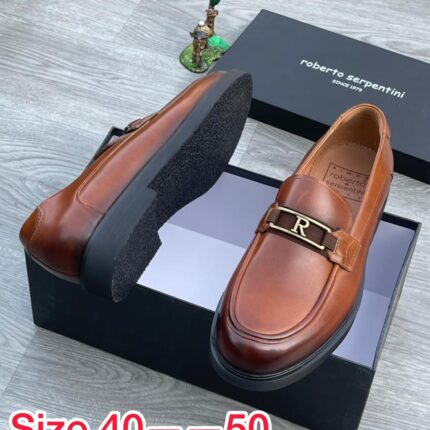 Roberto Serpentini Handcrafted Italian Leather Loafers