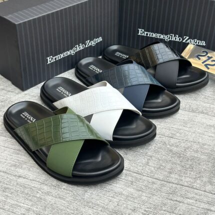 Ermenegildo Zegna Pelletessuta Cross-Strap Sandals – JinsoLegacy | Free Nationwide Delivery & Pay on Delivery