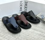 Loewe Anagram T-Strap Leather Sandals – Navy Blue | JinsoLegacy | Free Nationwide Delivery & Pay on Delivery