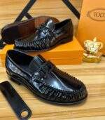 Tod’s Style Burgundy Patent Gommino Loafers