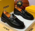 Fendi FF LogoLeather Loafers