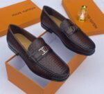 Louis Vuitton Woven Leather Loafers – Midnight Black | JinsoLegacy Nigeria