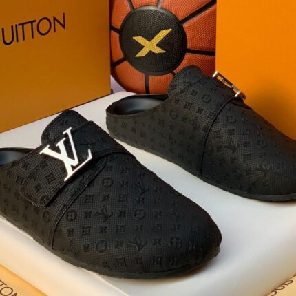 Louis Vuitton Monogram Perforated Clogs – Black | JinsoLegacy Nigeria