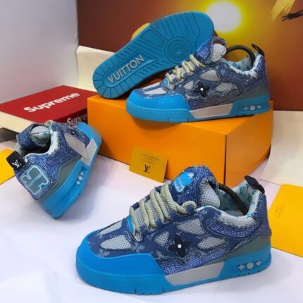 Louis Vuitton LV Skate Blue Sneakers
