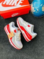 Nike Air Max 1 White Red Grey Sneakers