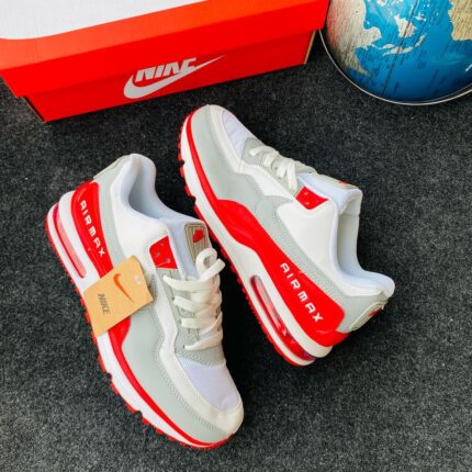 Nike Air Max 1 White Red Grey Sneakers