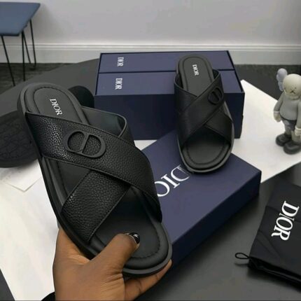 Dior Palm Crisscross Sandals with CD Logo