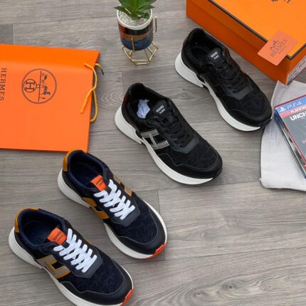 Hermès Bouncing Sneakers – Luxury Mesh & Leather Trainers | JinsoLegacy Nigeria