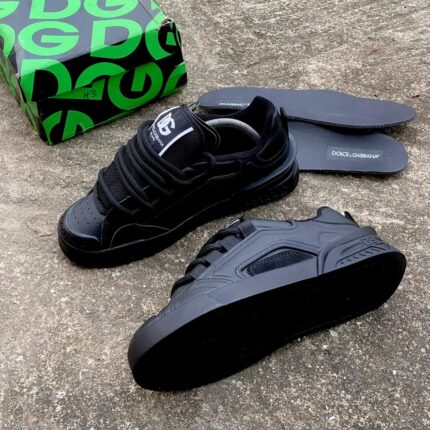 Dolce & Gabbana DG Cushion Black Sneakers – Luxury Chunky Trainers | JinsoLegacy Nigeria