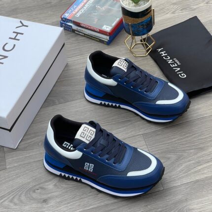 Givenchy G4 Blue & White Leather Sneakers – Luxury Low-Top Trainers | JinsoLegacy Nigeria