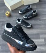 Alexander McQueen Rhinestones Luxury Sneakers