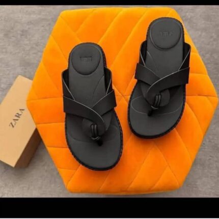Black Men’s Palm Sandals