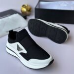 Emporio Armani Slip-On Sneakers with Eagle Logo
